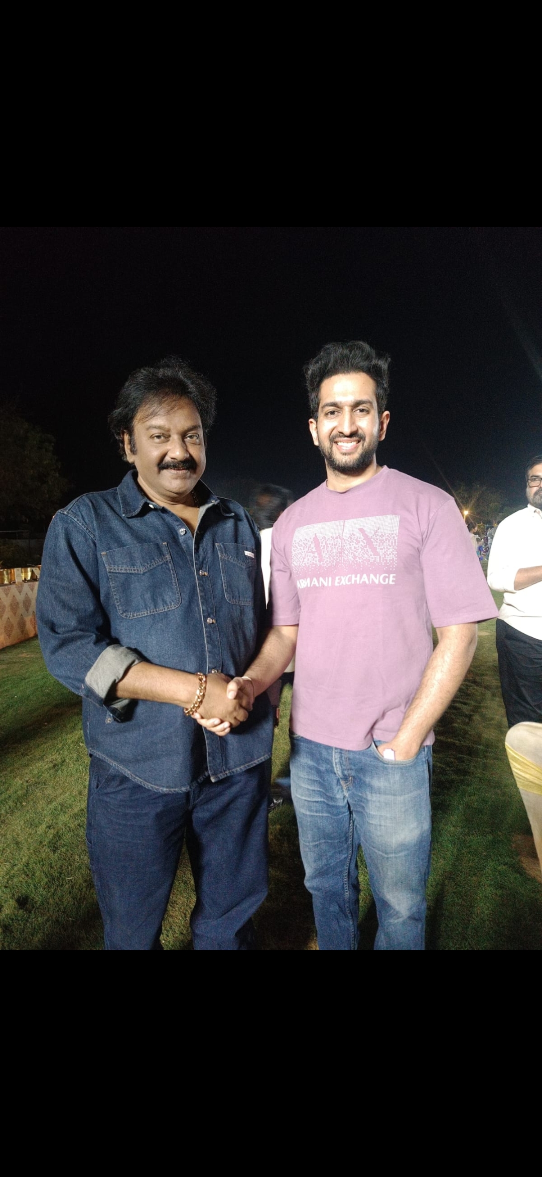 Rohit with director V. V. Vinayak