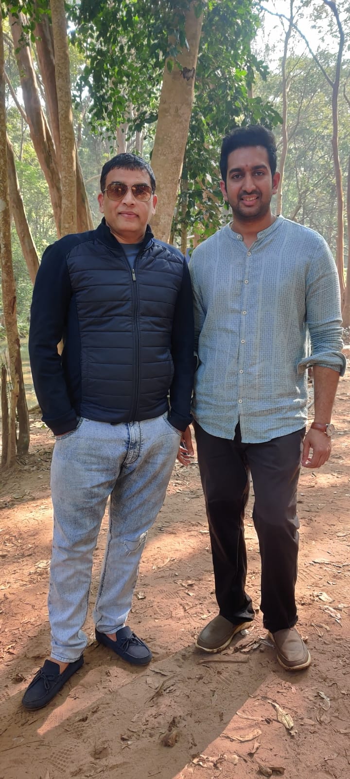 Rohit with producer Dil Raju