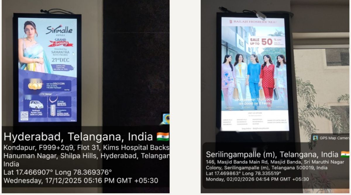 Retail campaigns on apartment lobby screens