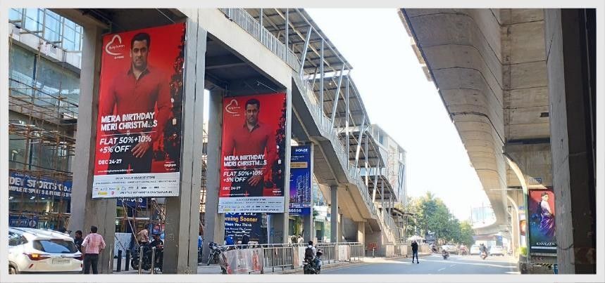 Street Level Pier Board at Jubilee Hills Checkpost
